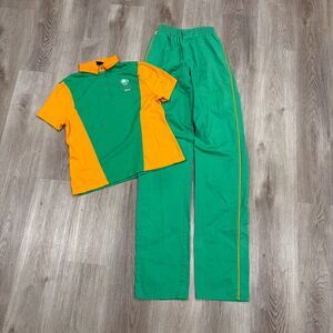 RARE Vtg 1984 LA Olympics Orange Tab Levi's Movin' On Staff Uniform Sz L 22x38